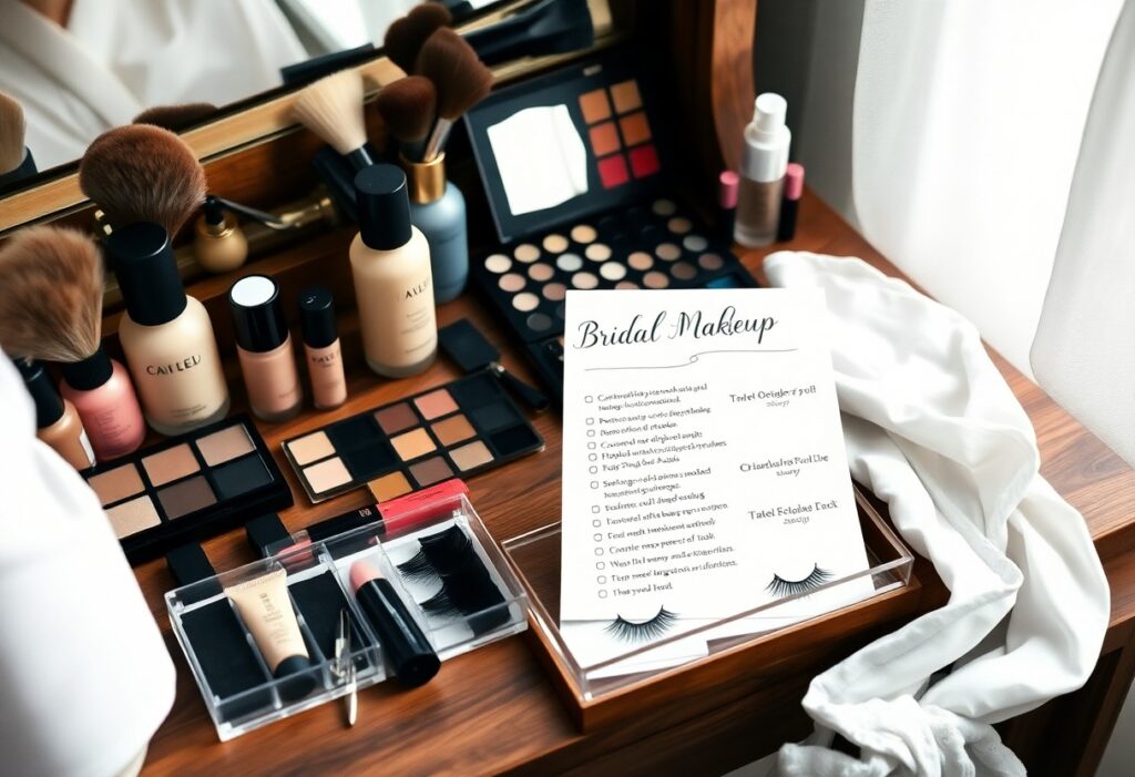 Ultimate Bridal Makeup Checklist for a Stress-Free Wedding Morning